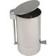 cubo de basura para cocina / de acero inoxidable / con pedal / de interior