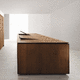 sistema corredero de aluminio / de acero inoxidable / para mueble / con guía oculta