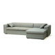 sofá de esquina / cama / contemporáneo / de tejido