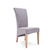 silla contemporánea / de interior / de tejido / con base de madera