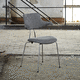 silla de comedor contemporánea / de interior / de tejido / de cuero