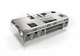 cocina profesional de acero inoxidable / modular / compacta / a medida