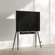 soporte para TV de pie contemporáneo / hecho a mano / de abedul / para uso residencial