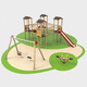 polideportivo para parque infantil