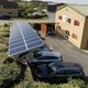 cubierta para aparcamiento de acero / para el sector profesional / con panel solar