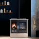 cocina con horno para caldera / de leña / 1 fuego / 1 horno