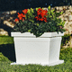 jardinera de polietileno rotomoldeado / rectangular / resistente a las inclemencias / resistente a los UV