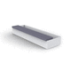banco público contemporáneo / de aluminio / de acero inoxidable / de acero COR-TEN®