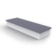 banco público contemporáneo / de aluminio / de acero inoxidable / de acero COR-TEN®