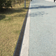 canal de drenaje para espacio público / con rejillas / de hormigón de resina / rejilla de acero galvanizado