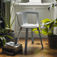 silla contemporánea / de interior / de tejido / con base de polipropileno