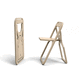 silla contemporánea / para balcón / de interior / de haya