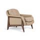 sillón contemporáneo / de cuero / de madera maciza / de haya