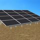 estructura de soporte en suelo / para sistema autónomo / solar / para aplicaciones fotovoltaicas