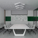 luminaria LED / lineal / curva / profesional