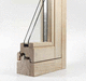 ventana de madera / abatible / corredera / oscilobatiente