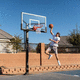 canasta de baloncesto fija
