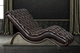 chaise longue Chesterfield / de cuero / para el sector profesional / negra