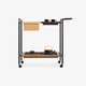 mesa carrito de té / para el sector profesional / para uso residencial / a medida