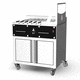 parrilla de carbón / de suelo / para cocina profesional / de acero inoxidable
