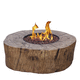 chimenea de gas / independiente / en isla / sin conducto