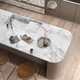 encimera de gres porcelánico / para el sector profesional / para cocina / blanca