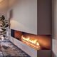 chimenea con etanol / de bioetanol / encastrable / adosada