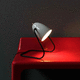 lámpara de mesa / de metal / contemporánea / con cable