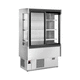 vitrina refrigerada de estantes / armario / para comercio / de acero inoxidable