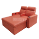 sofá cama / contemporáneo / de tejido / de cuero