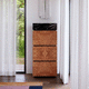 mueble bar contemporáneo / de madera / de mármol