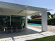 pérgola autoportante / adosada / suspendida / de aluminio