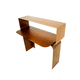 consola contemporánea / de chapa / de acero COR-TEN® / con base de acero