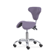 silla de trabajo con resorte de gas / de cromo / de contrachapado / de espuma