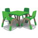 conjunto de mesa y silla contemporáneo / de plástico / para niños / a medida