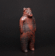 escultura de cerámica / de suelo / roja / animal