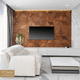 panel decorativo de roble / de contrachapado / de nogal americano / de madera maciza