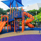 pavimento de caucho reciclado / de poliuretano / de EPDM / para exterior