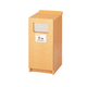 cubo de basura público / de acero inoxidable / de plástico / de MDF
