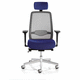 silla de oficina contemporánea / de interior / de tejido / tapizada
