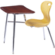 silla contemporánea / de interior / de plástico / con mesa integrada