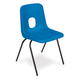 silla contemporánea / de interior / de polipropileno / con base de acero