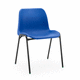 silla contemporánea / de interior / de polipropileno / con base de acero