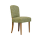 silla contemporánea / de interior / de tejido / con base de madera