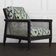 sillón contemporáneo / de tejido / de madera / de malla metálica