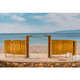 caseta de playa para vestuario / de pino / de acero galvanizado / para espacio público