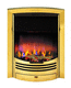 hogar abierto eléctrico / de 1 cara / de metal / para chimenea