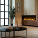 chimenea eléctrica / empotrable / Cara única / hogar cerrado