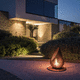 brasero de jardín de leña / de acero COR-TEN®