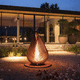brasero de jardín de leña / de acero COR-TEN®